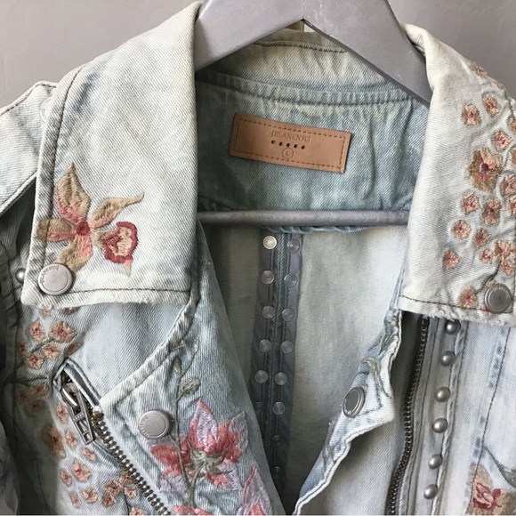 Blank NYC Denim Embroidered Jacket - Picture 2 of 5